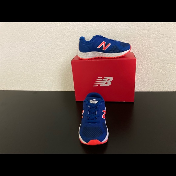 NEW PAIR / NEW BALANCE SNEAKERS SHOES BOYS TODDLER SZ 7 SHOES BLUE GIFT IAARICR2 - Picture 6 of 11